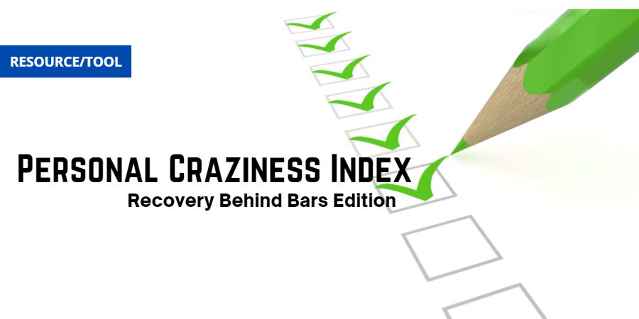 Creating a Personal Craziness Index - Recovery Behind Bars - Resources for Recovering Addicts in the Criminal Justice Syst